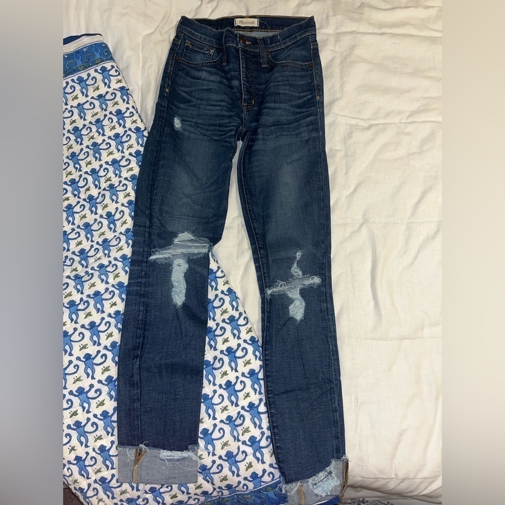 Madewell 9” high rise skinny